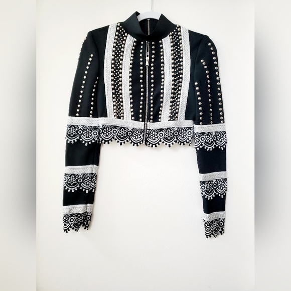 JESSICA RICH COLLECTION UNIQUE DESIGNER TOP - Picture 6 of 11